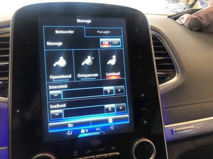 Pantalla de navegación Renault Espace